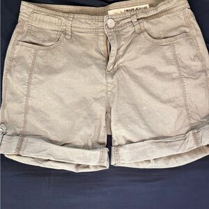 DKNY Women's Beige Jean Shorts
